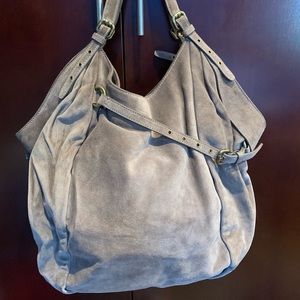 KOOBA light brown suede hobo style hand bag